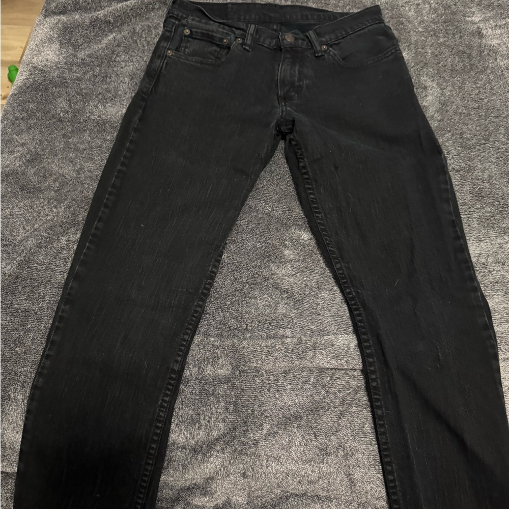 Levi's Black Slim Men's Jeans — Clean Slim Fit 29x30